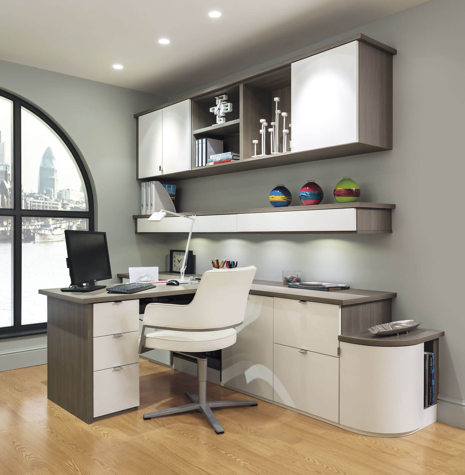 grey office set