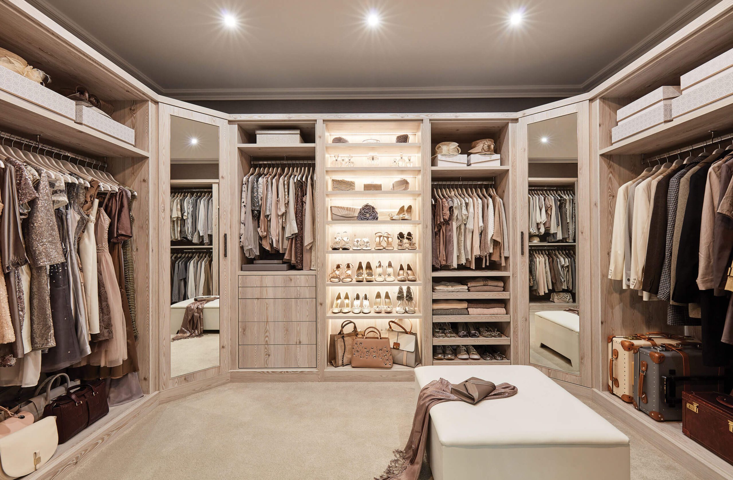 Luxury Walk In Closet Ideas and Trends 2024  Glamour Dressing Room Ideas &  Trends 2024 