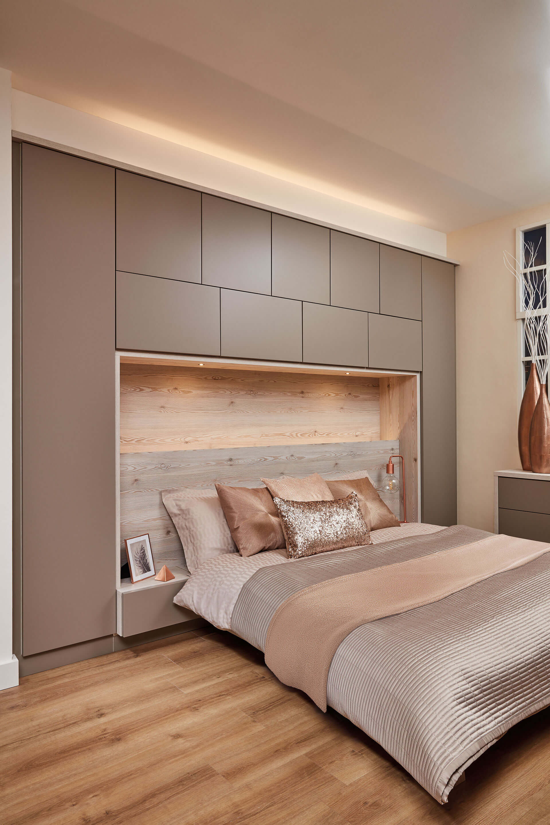 Over Bed Storage | Contemporary Willow Bedroom | Neville ...